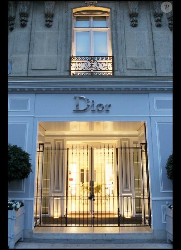 L'une des boutiques Dior à Paris