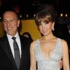 Tommy Mottola et sa femme Thalía, New York, le 22 septembre 2009