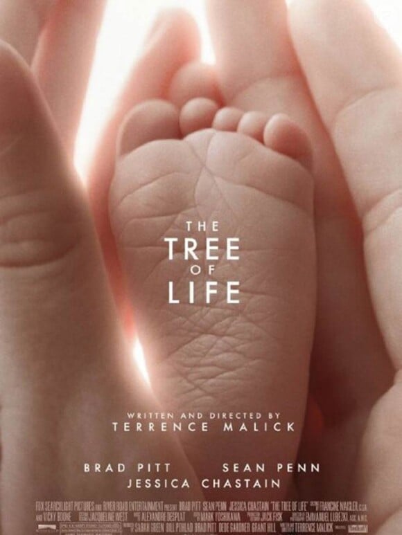 L'affiche de The Tree of Life, de Terrence Malick, qui sera sûrement en sélection au Festival de Cannes en mai 2011.