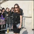 Virginie Ledoyen à son arrivée au défilé Chanel le 8 mars 2011