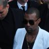 Kanye West lors du défilé automne/hiver 2011/2012 Chanel au Grand Palais le 8 mars 2011