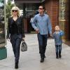 Gwen Stefani, Gavin Rossdale et leur petit Kingston (6 mars à Los Angeles)