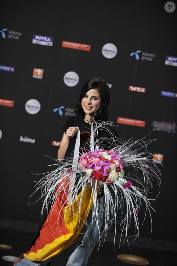 Lena, gagnante 2010 de l'Eurovision, revient représenter l'Allemagne. Ici à Oslo, le 29 mai 2010