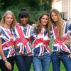 Jodie Kidd avec ses copines Naomi Campbell, Elle Mcpherson et Yasmin Le Bon le 10 septembre 2007
