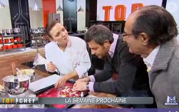 Teaser de la semaine prochaine. Gérard Hernandez et Jérôme Anthony perturbe l'épreuve... (épisode de Top Chef du 22 mars 2011)