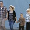 Reese Witherspoon, ses enfants Ava et Deacon et Jim Toth