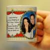 Un des mugs officiels réalisés pour le mariage du prince William et de Kate Middleton.
