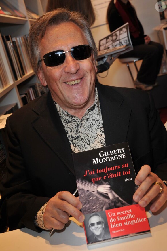 Gilbert Montagné au Salon du Livre, les 19 et 20 mars 2011, à la Porte de Versailles, à Paris.