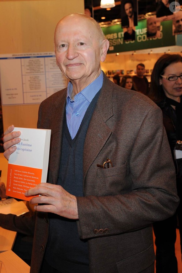 Gilles Jacob au Salon du Livre, les 19 et 20 mars 2011, à la Porte de Versailles, à Paris.