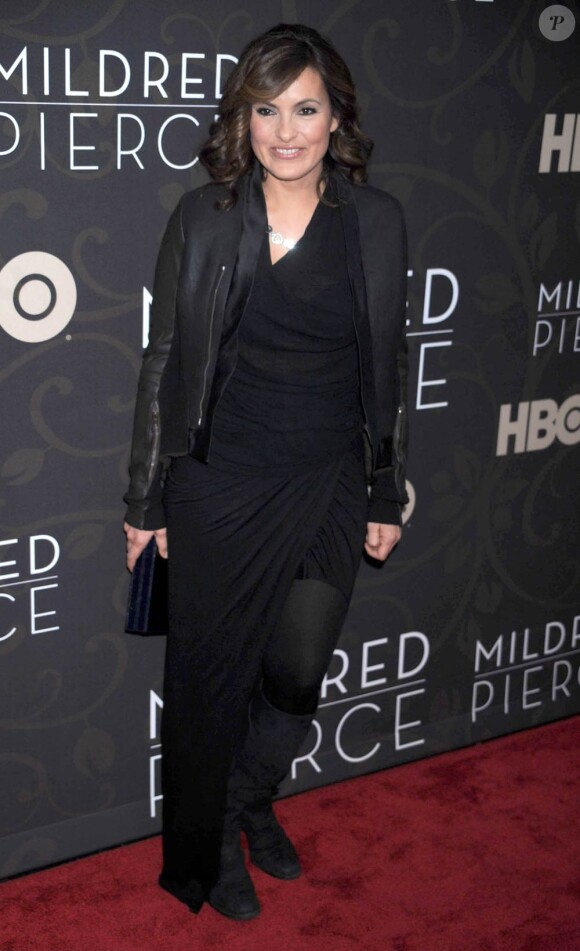 Mariska Hargitay à l'occasion de l'avant-première de Mildred Pierce, la nouvelle mini-série de la chaîne câblée HBO, à New York, le 21 mars 2011.