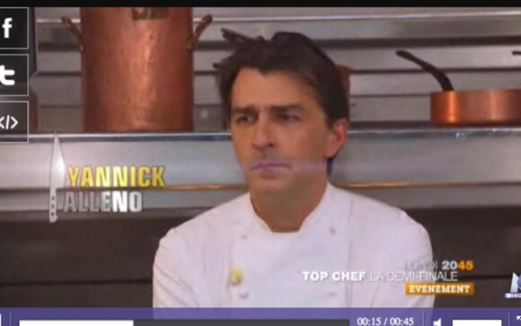 Yannick Alléno dans la demi-finale de Top Chef