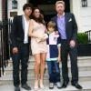 Boris Becker, son fils Noah Becker, son autre fils Elias et sa nouvelle femme Lily