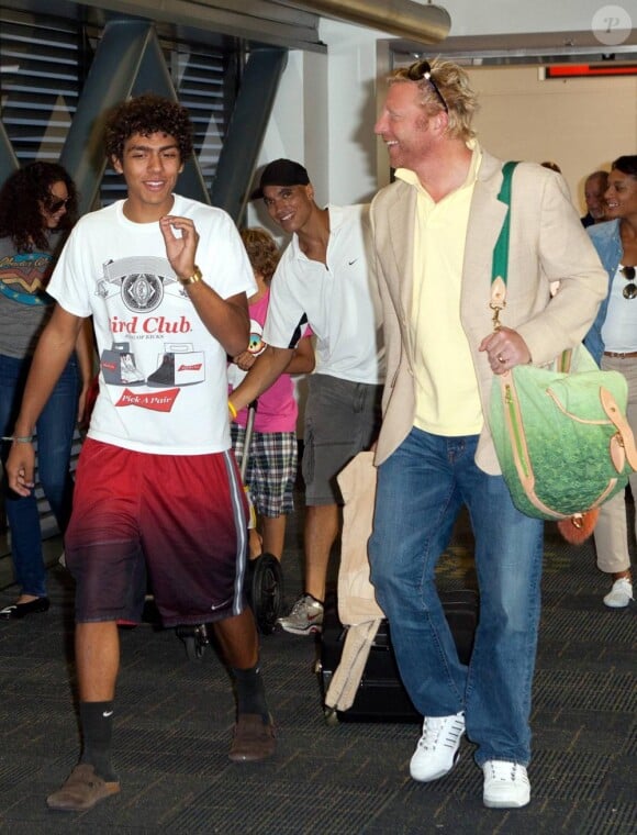 Boris Becker et son fils Noah Becker