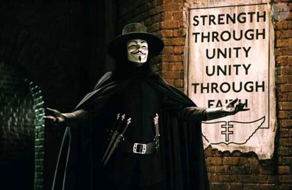 Des images de V pour Vendetta, diffusé le 28 mars 2011 à 22h45 sur TMC.
