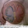 Le ventre de Mariah Carey, enceinte, sur son Twitter le 28 mars 2011