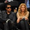 Jay-Z et sa femme Beyoncé le 20 février 2011