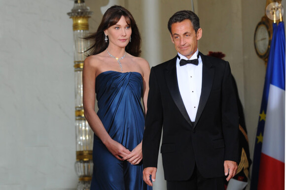 Carla et Nicolas Sarkozy le 22 juin 2009 à l'Elysée