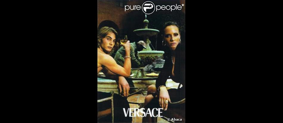 Eric Zentner dans la campagne Versace. Le top est décédé - Purepeople