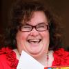 Susan Boyle fête ses 50 ans chez elle à Blackburn, le 1er avril 2011
