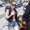 La ravissante Emma Roberts sort déjeuner chez Cecconi, à West Hollywood, à Los Angeles, le 1er avril 2011.