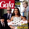 CéLine Dion en famille en couverture de Gala, numéro en kiosques le 16 mars 2011.
