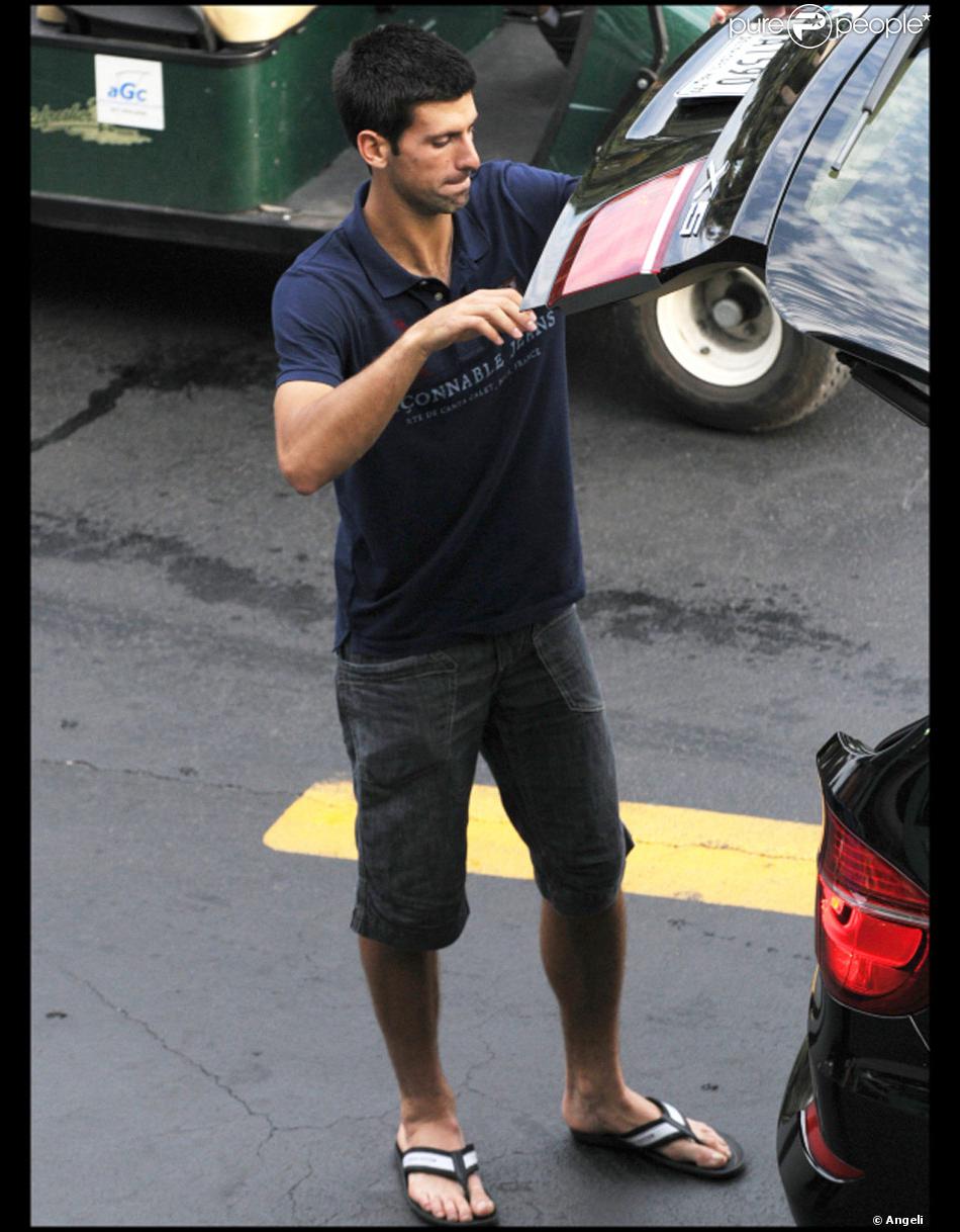 Novak Djokovic le 2 avril 2011. Même un jour de repos, le ...