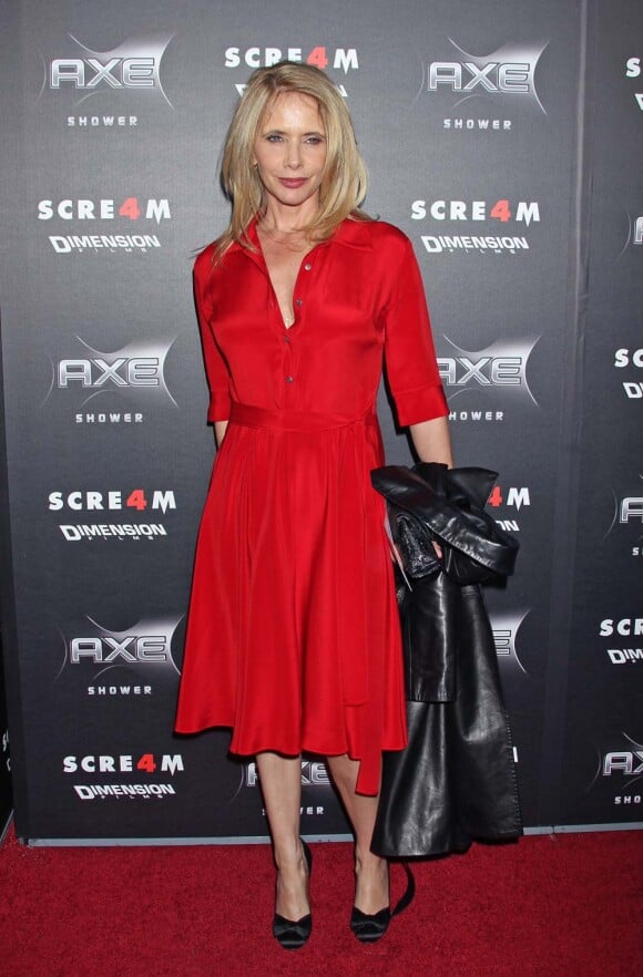 Avant-première de Scream 4 à Los Angeles, le 11 avril 2011 : Rosanna Arquette.