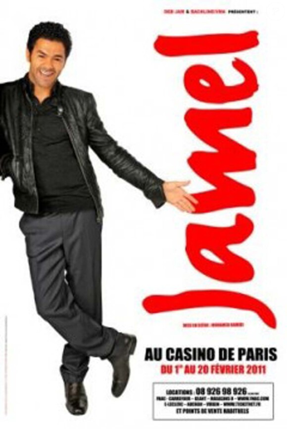 Jamel Debbouze, en tournée dans toute la France, 2011.