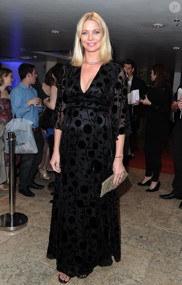 Jodie Kidd, enceinte, assiste à la cérémonie des Appys Awards, à Londres, le 11 avril 2011.