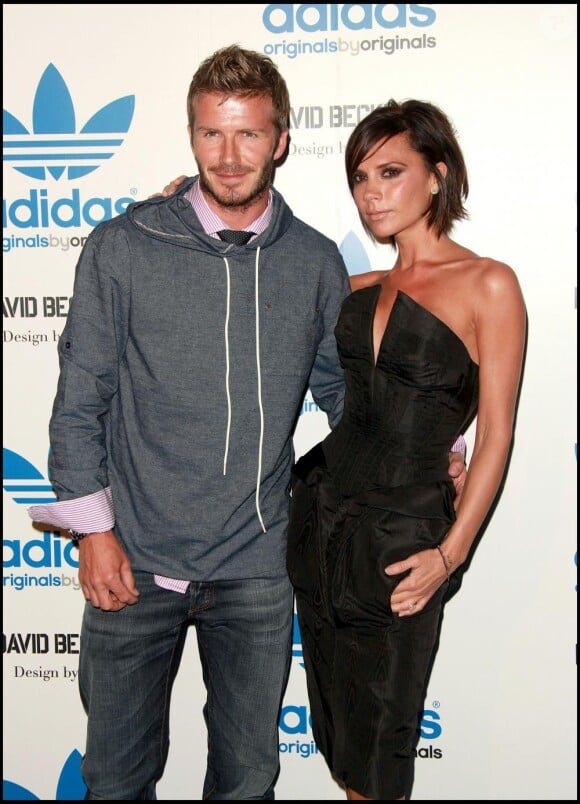 David et son épouse Victoria Beckham en septembre 2009.