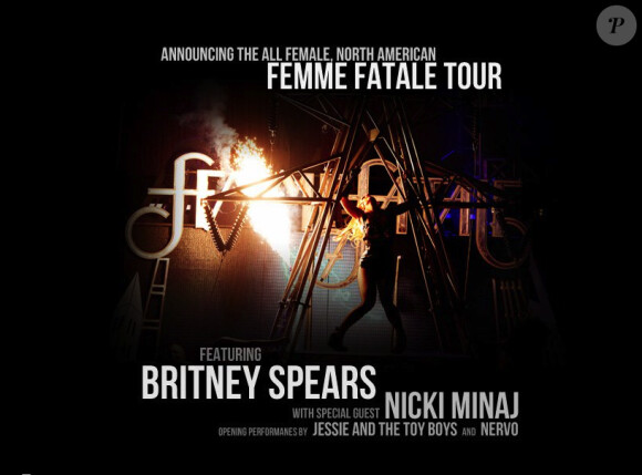 Britney Spears prépare son Femme Fatale Tour. 