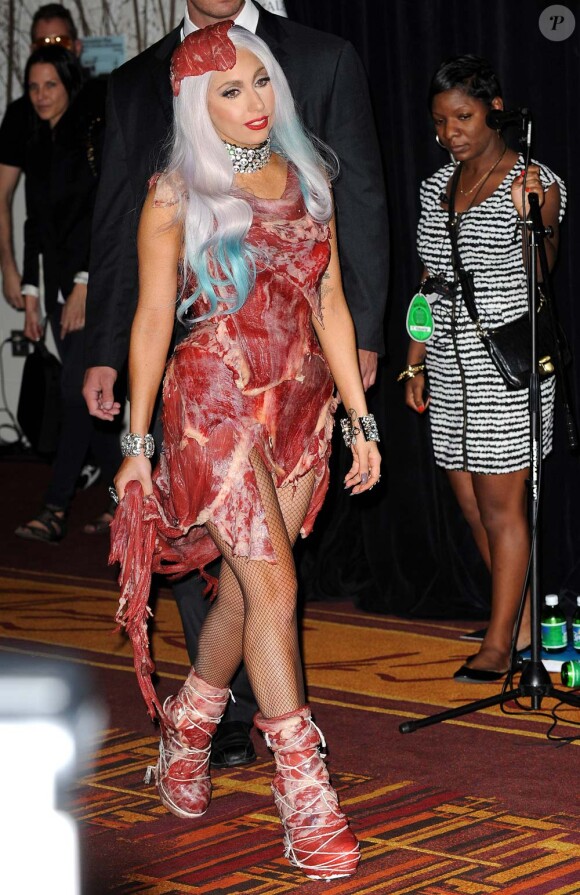 Lady Gaga aux MTV Video Music Awards, à Los Angeles, le 13 septembre 2011.