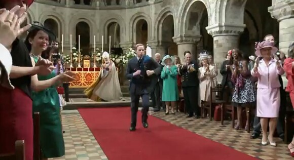 L'opérateur de téléphonie T-Mobile, reprenant l'idée de la 3e vidéo virale de 2009 (JK Wedding Entrance Dance), a imaginé le mariage du prince William et Kate Middleton à Westminster, avec une foule de sosies déjantés, sur du East 17 !