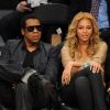 Beyoncé et son mari Jay-Z le 20 février 2011 à Los Angeles