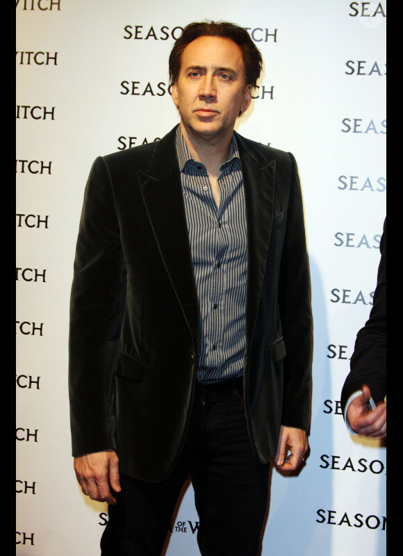 Nicolas Cage, en janvier 2011, pour l'avant-première du film Season of the Witch, à Los Angeles.