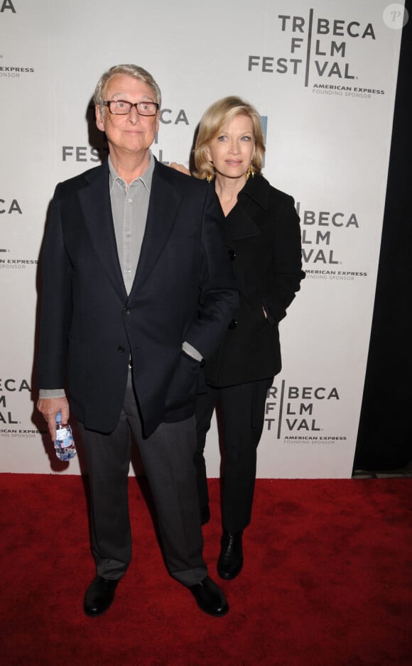 Mike Nichols et Diane Sawyer lors du festival du film de Tribeca à New York le 23 avril 2011 pour la projection de Jesus Henry Christ