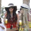 Pour brouiller les pistes, Vanessa Hudgens a également invité quelques amies au festival de Coachella, à Indio (Californie), samedi 16 avril.