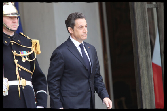 Nicolas Sarkozy au mois de mars 2011 à L'Elysée