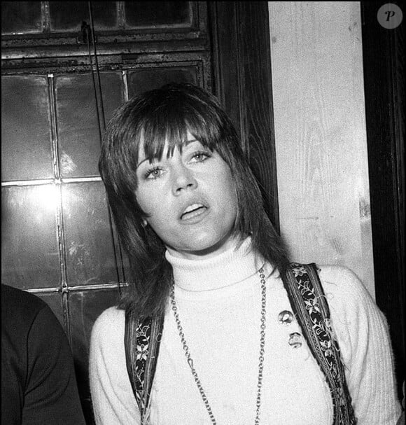 Jane Fonda, engagée contre la guerre au Vietnam, en 1971