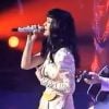 Katy Perry reprend Friday, de Rebecca Black, lors de son concert à Melbourne (Australie), vendredi 29 avril.