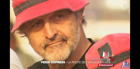 Luc dans la bande-annonce de l'émission Pékin Express : la route des grands fauves diffusée mercredi 4 mai 2011 sur M6
