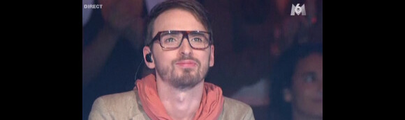 Christophe Willem très ému dans X Factor le 3 mai 2011 sur M6