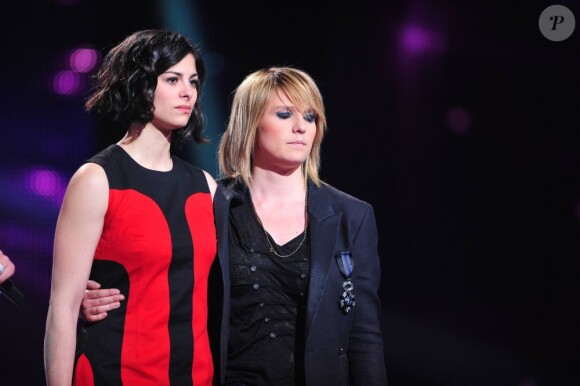 Bérénice Shleret et Maryvette Lair sont en ballotage dans X Factor le 3 mai 2011 sur M6
