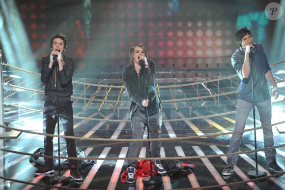 Le groupe Omega dans X Factor le 3 mai 2011 sur M6
