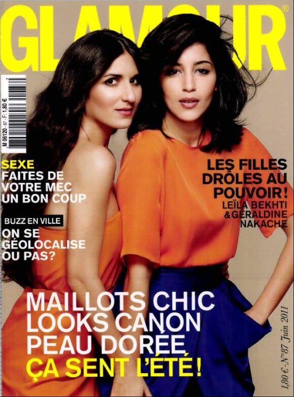 Géraldine et Leïla en couverture de Glamour.