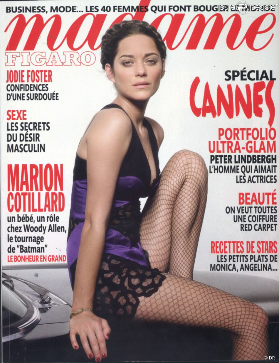Marion Cotillard en couverture de Madame Figaro du 7 mai 2011