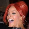Rihanna affiche toujours une mine radieuse. New York, 29 avril 2011