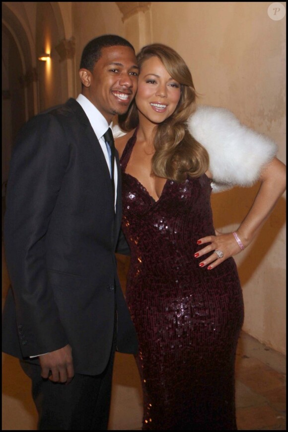Mariah Carey et Nick Cannon en décembre 2009.