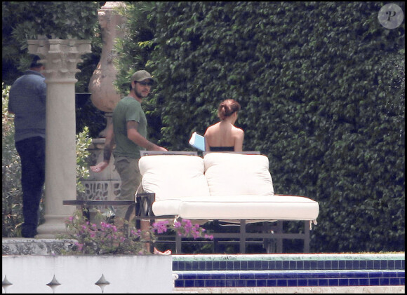 Eduardo Cruz et Eva Longoria s'offre un moment de détente à Miami le 12 mai 2011
