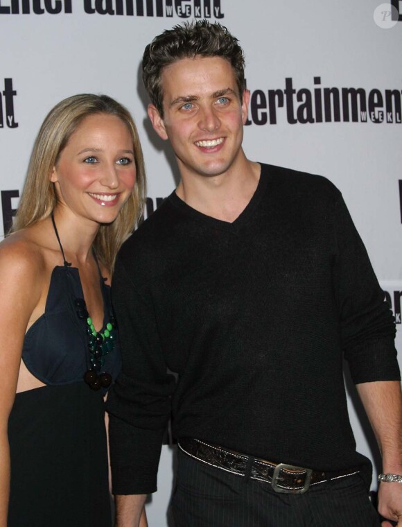 Joey McIntyre et sa femme Barrett à New York, en juin 2003.